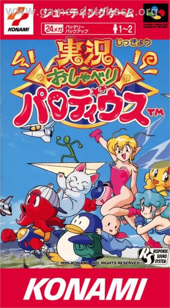 Cover Jikkyou Oshaberi Parodius for Super Nintendo